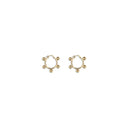Gold Brass Earrings