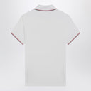 Moncler White short-sleeve polo shirt