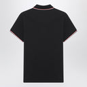 Moncler Blue short-sleeve polo shirt