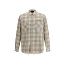 Beige Cotton Pattern Shirt