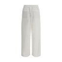 White Cotton Joggers (Workout Pants)