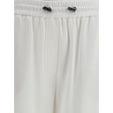 White Cotton Joggers (Workout Pants)