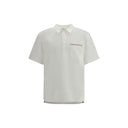 White Cotton Polo Shirt