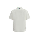 White Cotton Polo Shirt