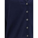 Cárdigan azul de cachemira