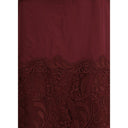 Bordeaux Silk Cocktail Dress