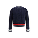 Blue Fleece Wool Sweatshirt