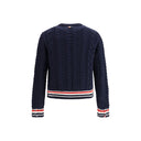 Blue Fleece Wool Sweatshirt