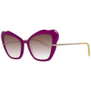Gafas de sol de plástico morado