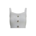 White Polyamide Top