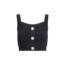 Black Polyamide Top