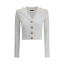 White Viscose Cardigan