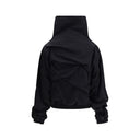 Black Polyamide Full-Length Jacket