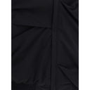 Black Polyamide Full-Length Jacket