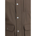 Brown Polyamide Coat