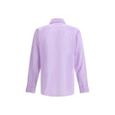 Purple Cotton Dress Shirt