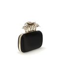 Black Silk Clutch Bag