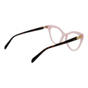 Montura de gafas rosa para mujer