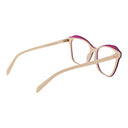 Montura de gafas morada para mujer