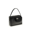 Black Calf Leather Bos Taurus Shoulder Bag