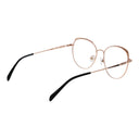 Montura de gafas para mujer color oro rosa