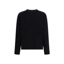 Suéter de lana con cuello redondo