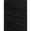 Black Acetate Casual Dress