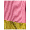 Suéter de lana con bloques de color