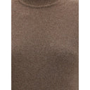 Brown Merino Wool Casual Dress