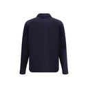 Blue Nylon Full-Length Jacket