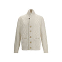 White Cashmere Cardigan