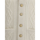 White Cashmere Cardigan
