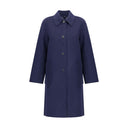 Abrigo de lana reversible de doble cara