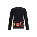 Black Marabou Sweatshirt