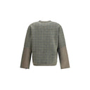 Green Fleece Wool Sweatshirt