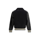 Black Fleece Wool Bomber