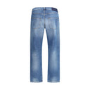 Blue Cotton Jeans Denim