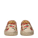 Beige Raffia Slippers