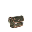 Bicolor Recycled Polyamide Shoulder Bag