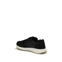 Black Recycled Polyamide Athletic Sneakers