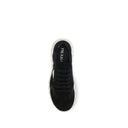 Black Recycled Polyamide Athletic Sneakers