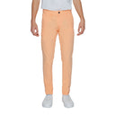 Orange Cotton Chino Pants