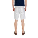 White Cotton Bermuda Shorts