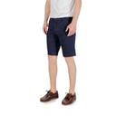 Blue Cotton Bermuda Shorts
