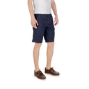 Blue Cotton Bermuda Shorts