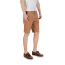 Beige Cotton Bermuda Shorts