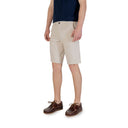 Bicolor Cotton Bermuda Shorts