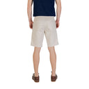 Bicolor Cotton Bermuda Shorts