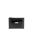Black Calf Leather Bos Taurus Clutch Bag