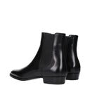 Black Leather Ankle Boots